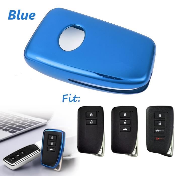 usa Votre Cover Bleu Électrique Intelligent Fortwo 450 3 Clés Pour Télécommande