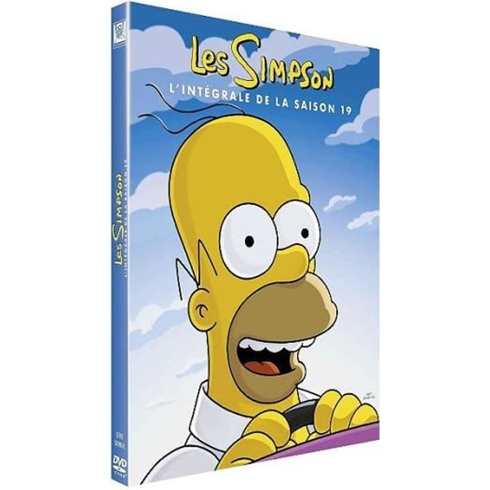 Coffret Les Simpson, Saison 19, 20 épisodes [DVD] Cdiscount DVD