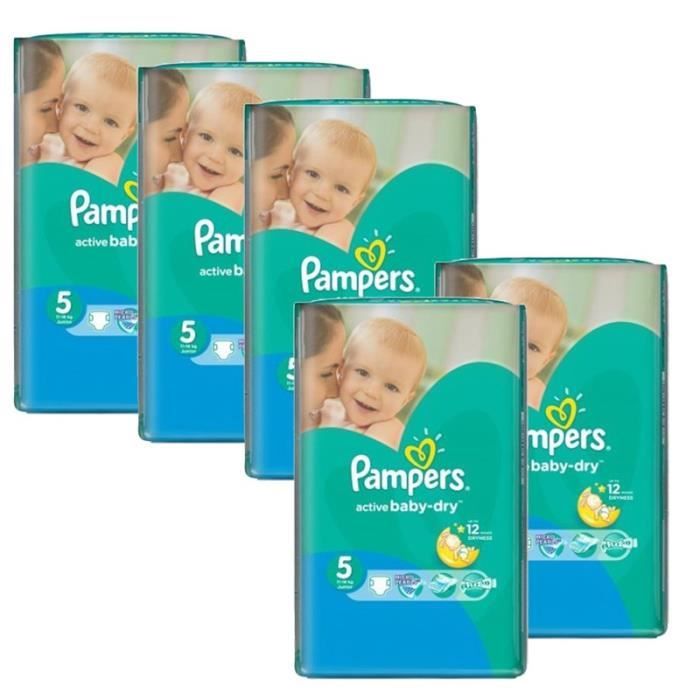 385 Couches Pampers Active Baby Dry taille 5 Cdiscount Puériculture