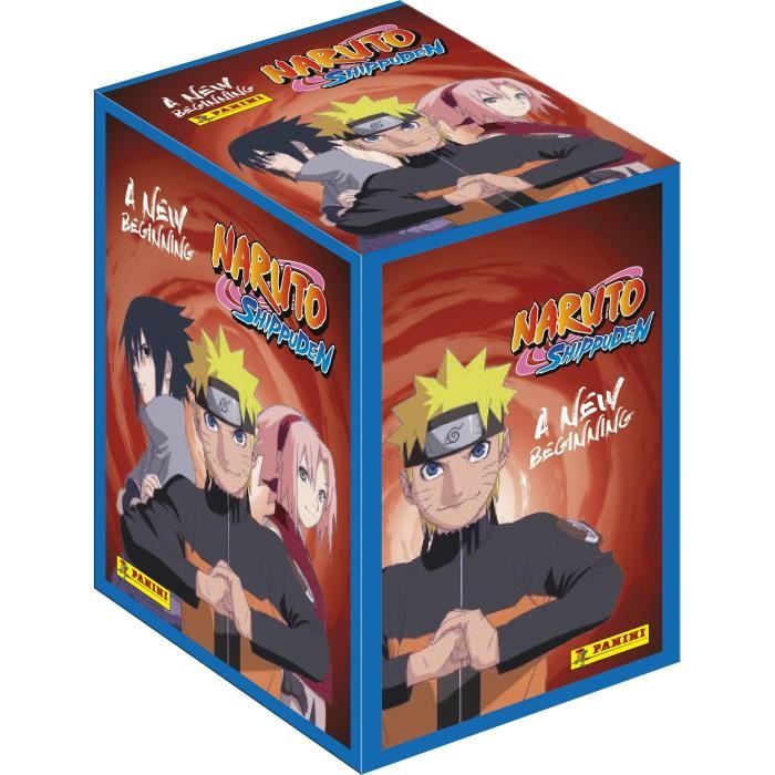 Collection NARUTO SHIPPUDEN 2 - Boite de 36 pochettes de stickers et cartes Panini