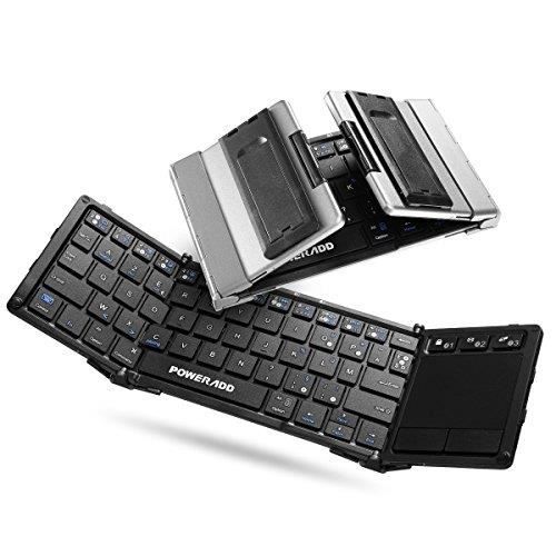 POWERADD Clavier Sans Fil Pliable, Mini Clavier Bluetooth AZERTY avec Pavé  Tactile, Connecter Trois Appareils en Même Temps pour - Cdiscount  Informatique