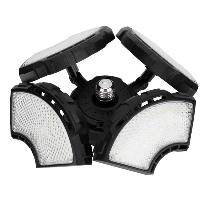 VASTFIRE Kit 3 Lumières De Garage Hexagonales LED 240W Ultra Lumineuses - Éclairage Plafond Atelier, Entrepôt, Gym Et Détail Voiture