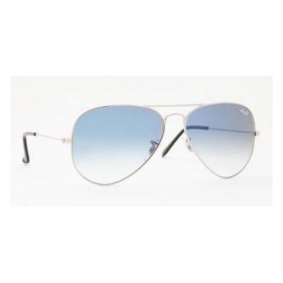 ray ban aviator argent