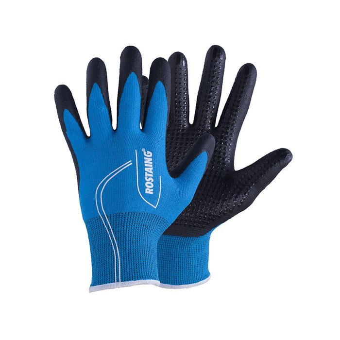 Gants de protection Canada pour jardinage mi-saison T7 Bleu électrique