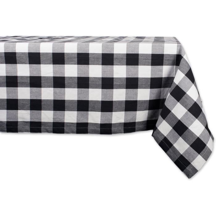 Coperta In Cotone DII Buffalo Check Con Nappe – 127x152 Cm – Blu Francese – Plaid Decorativo Per Divano E Picnic
