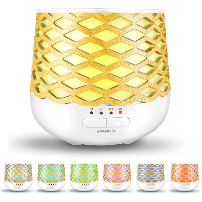 Diffuseur Huile Essentielle Veralia Verre Bois Écoconçu Ultrasonique - Algovital - Cosmetic Provence