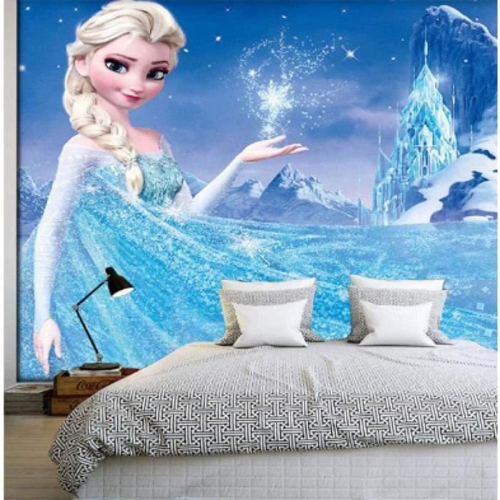 Peinture à l'huile par numéros de dessin animé Disney, princesse Elsa,  Anna, sa sœur, décoration murale pour chambre d'enfant - AliExpress