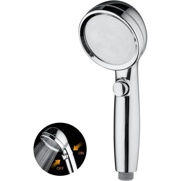 Ibergrif M20223, Pommeau de Douche Haute Pression Economie Deau