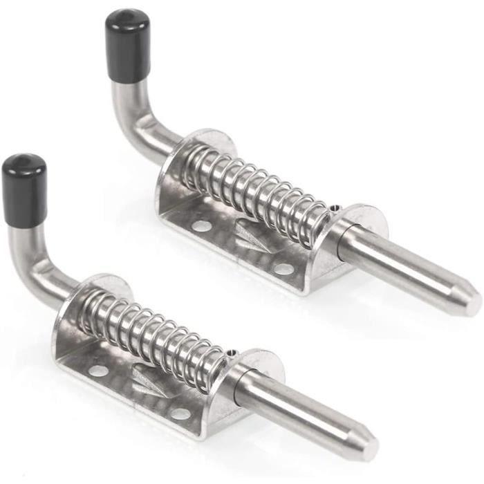 Lot De 2 Serrures à Ressort SPARKWHIZ Pour Porte De Remorque - Assemblage Soudure - Garantie à Vie