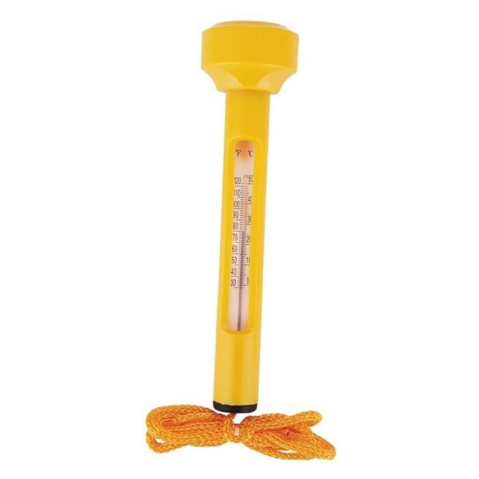 Thermomètre de piscine flottant, thermomètre de température pour