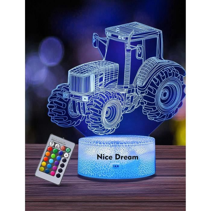 Veilleuse LED Changeante Avec Télécommande - Pour Chambre D'enfant, Nuit Apaisante, Ambiance Colorée