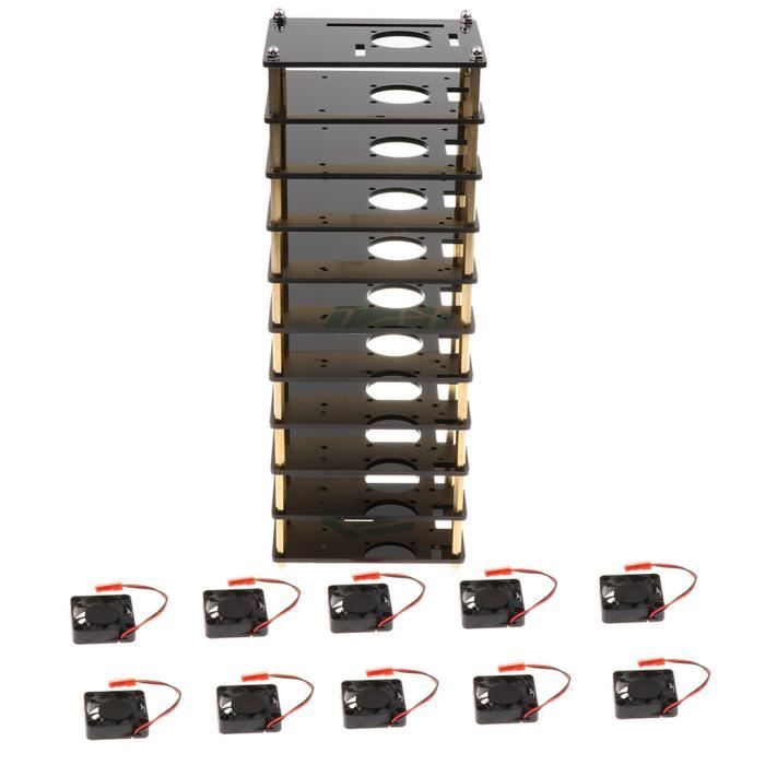 Coquille en Acrylique de Protection Compatible avec Raspberry Pi 3b+/3b