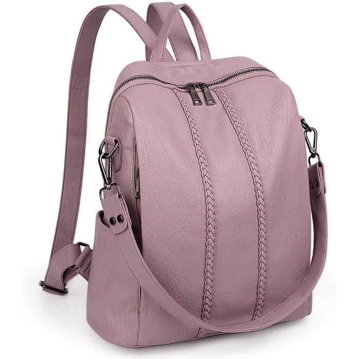 Sac A Main Uto Sac Porte Dos Femme Sac Porte Epaule Backpack Vintage Tisser Cuir Synthetique Fermeture A Glissiere Pourpre Clair Achat Vente Sac A Main Uto Sac Porte 5198 Cdiscount