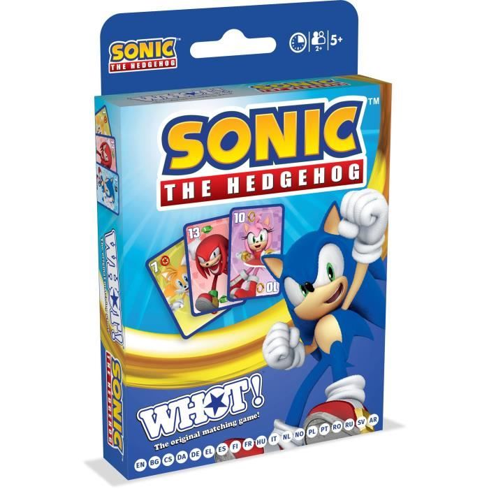 Jeu de Cartes Winning Moves WM04309-ML1-12 – WHOT! Sonic The Hedgehog - vue 2