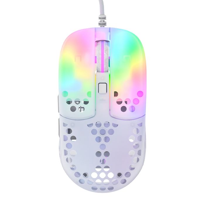 Souris ultralégère Xtrfy MZ1 - White Rail blanc