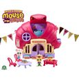 Mouse in the House, Habitation miniature Café, avec 2 figurines souris, des accessoires et des stickers, à partir de 3 ans-1