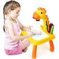Projecteur de suivi et dessin Toy,table de projection pour enfants,projecteur Trace and Draw Toy Kids Drawing Table avec-A6-1