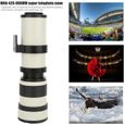 Objectif téléobjectif, 420-800mm Ouverture F/8.3-16 télescope Manuelle Zoom téléobjectif pour  Nikon D40, D40X, D60, D90 D100 D5100-1