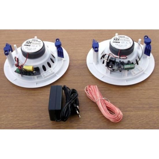 Power Dynamics CSBT60 Coppia Di Altoparlanti Da Soffitto Amplificat Con Bluethoot