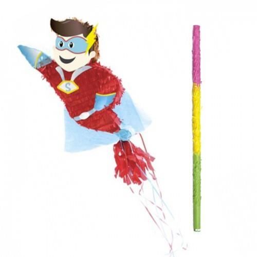 Piñata Super Héros pour anniversaire avec bâton - Cdiscount Maison