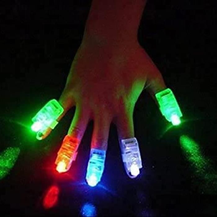 LED Finger Lights, Torches pour Doigts, 10pcs Lampes de Poche Doigt  Lumineux, lampes LED pour doigt LED Torches pour Doigts pour Les -  Cdiscount Jeux - Jouets