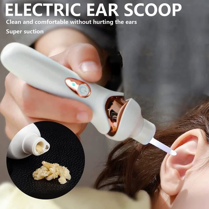 Nettoyeur d'oreille électrique aspirant sans fil • Instant Santé