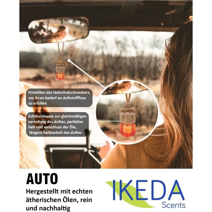  IKEDA Fragrance Car Air Fresheners 8ml Automotive
