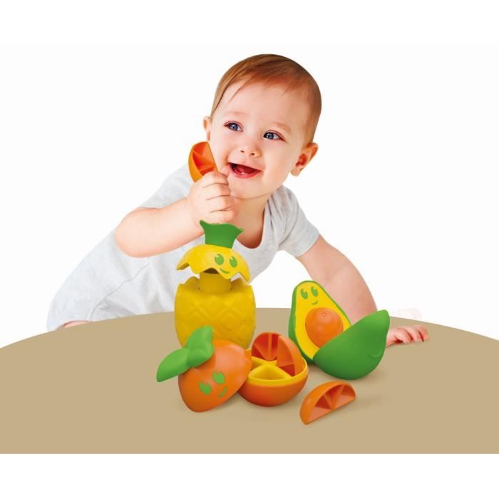 Clementoni - 17686 - Mes Fruits à Assembler - Jouet Motricité Bébé