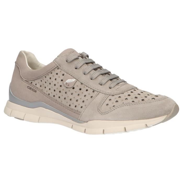 Chaussures de sport pour Femme GEOX D52F2A 022AU D SUKIE C1414 LT GREY Gris Cdiscount Chaussures