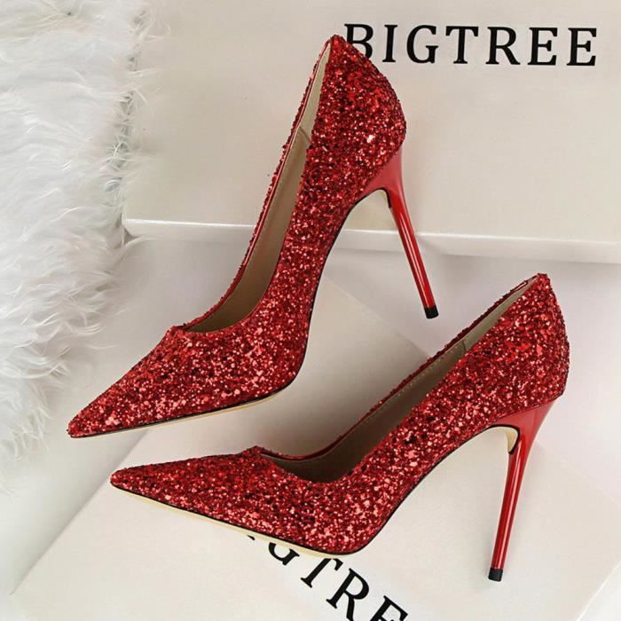 Escarpin Femme Vernis Bout Pointu Ferme Talon Haut Aiguille Classique Elegant Bureau Soiree Robe Pompes Couleur nue Achat Vente Talons hauts feminins exquis pas cher Cdiscount