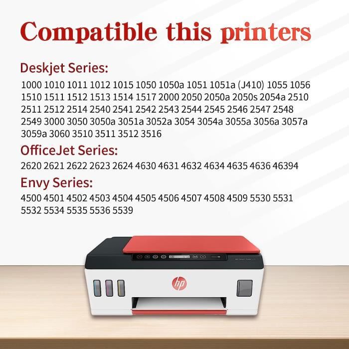Compatible HP 301 Cartouches d'encre pour HP Deskjet 2547 - Cdiscount  Informatique
