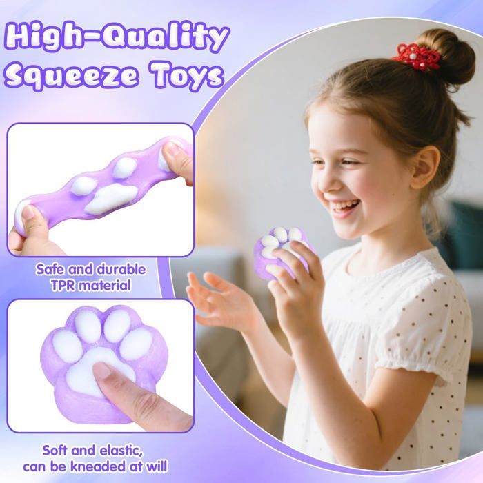 Jouets anti-stress de décompression Sensorielle Fidget Squishy TPR Soulagement d Jouets anti-stress de décompression Sensorielle Fidget Squishy TPR Soulagement d