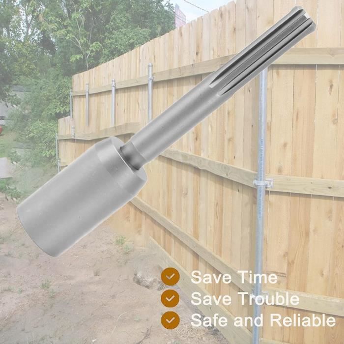 KOTARBAU® Collier de serrage rectangulaire - 60 x 40 mm - Pour poteaux de  clôture - Anthracite