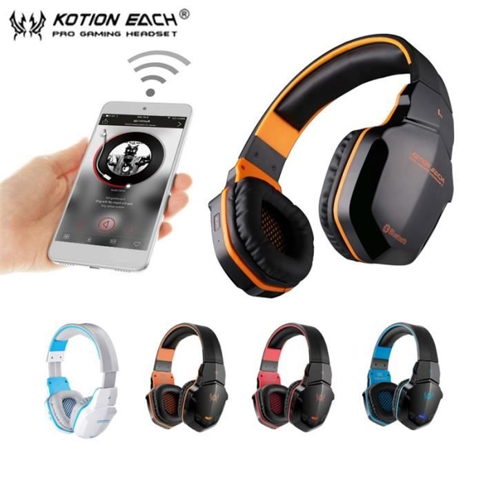 KOTION EACH B3505 Sans Fil Bluetooth Casque Bandeau Casque de Jeu