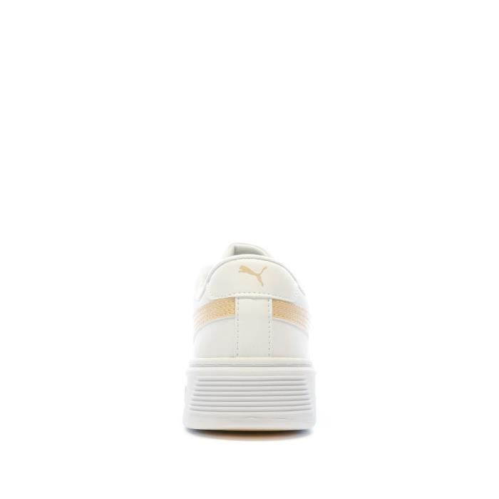 Puma smash femme blanche clearance