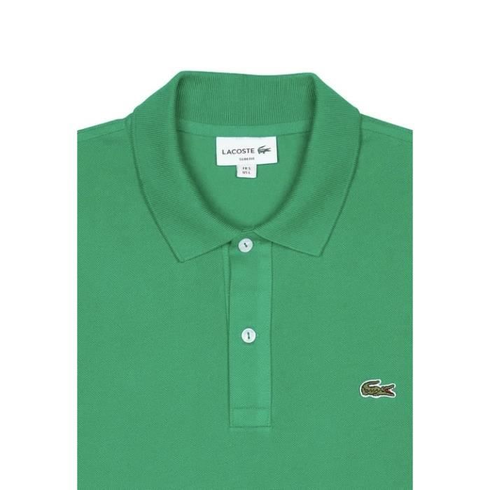 Polo lacoste vert discount homme