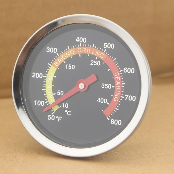 Thermomètre Analogique Pour Four - Jauge à Aiguille 500°C, Cadran 69mm En Inox 304, Pour Four à Pain Ou électrique