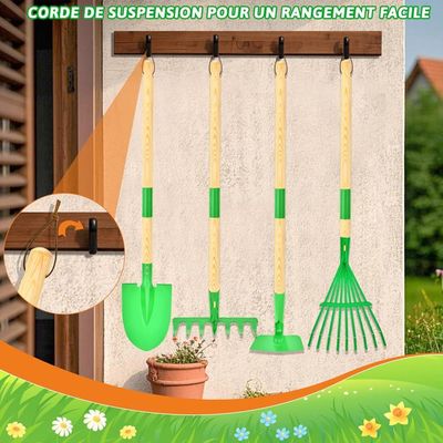 DUOJIN – Mini Kit D’outils De Jardinage 14 Pièces Pour Bonsaï, Plantes Grasses Et Semis – Avec Sac De Rangement Et Accessoires