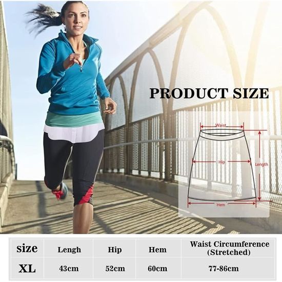 2pcs Extensions De Chemise Réglable Mini Jupe Femmes Rallonges De Chemise Ourlet Tendance Pantalon De Sécurité Avec Elastique à La Taille Pour Pull Sweater Veste Manteau (Argent, S