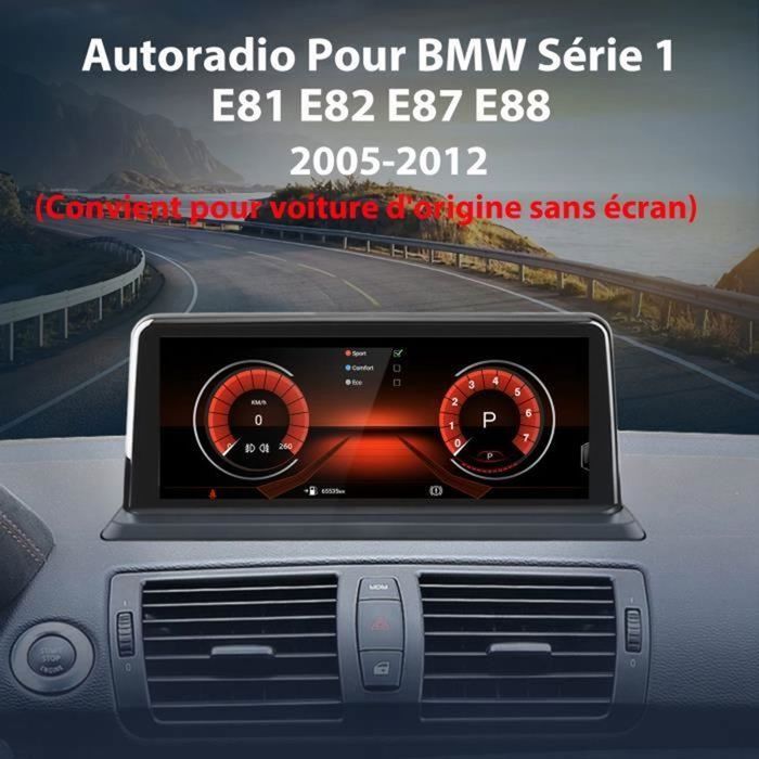 AWESAFE Autoradio Android 12 4Go+64Go pour BMW Série 1 E81 E82 E87 E88  d'origine sans écran avec écran Tactile de 10.25''[2005-2012] - Cdiscount  Auto