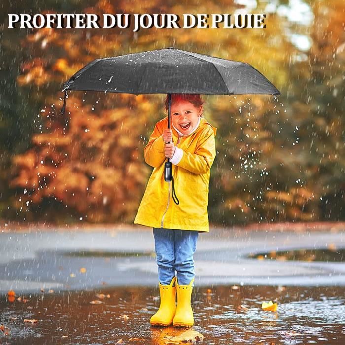 JANZDIYS Parapluie Pliant Automatique Compact Petit Coupe Vent