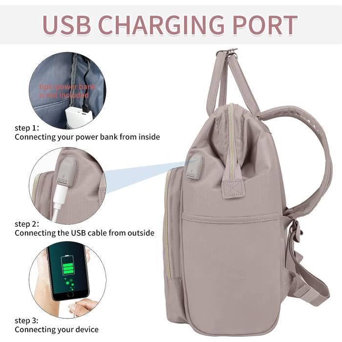 Sac Dos Ordinateur Portable Femme 17 Pouces EMPSIGN Imperm able