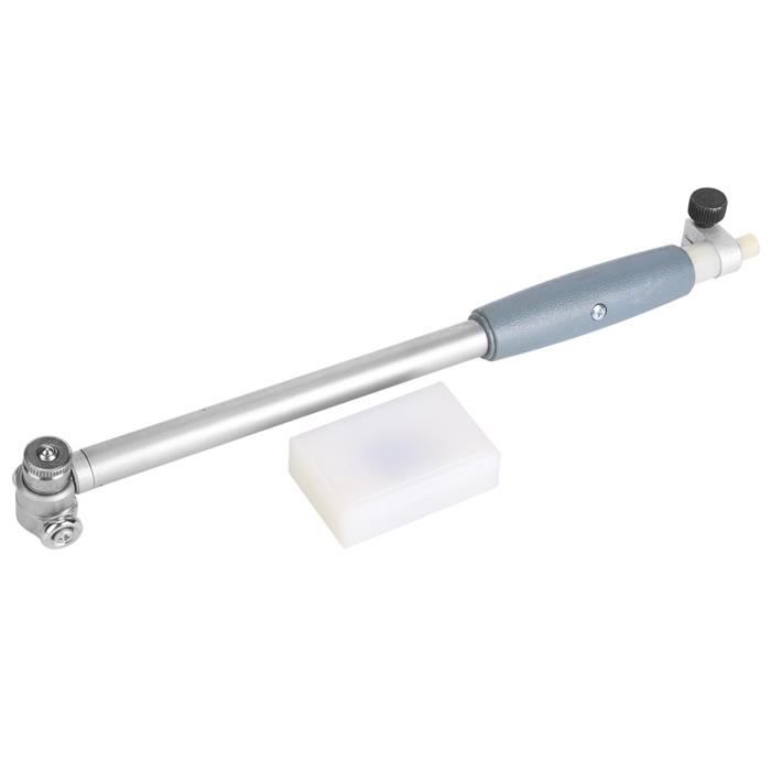Jauge Centrale En Aluminium – 105 Mm – Pour Trouver Le Centre Des Cercles Et Tracer à 45°/90°