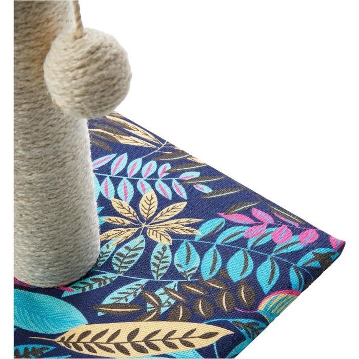 Tapis Griffoir Pour Chat En Corde De Coton - Avec Jouet, Lavable, Antidérapant, Tailles S Et M