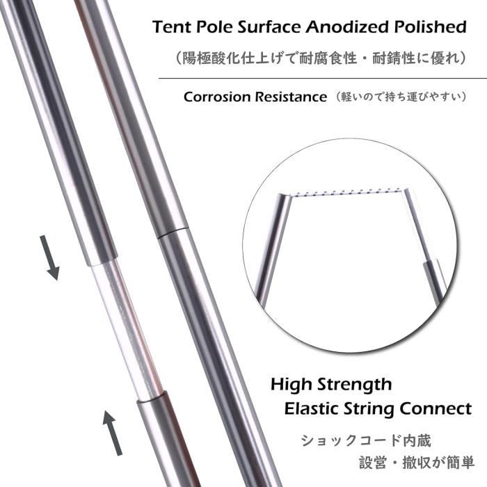 Lot De 10 Connecteurs Pour Poteaux De Tente - Accessoire De Montage Camping (Neuf)