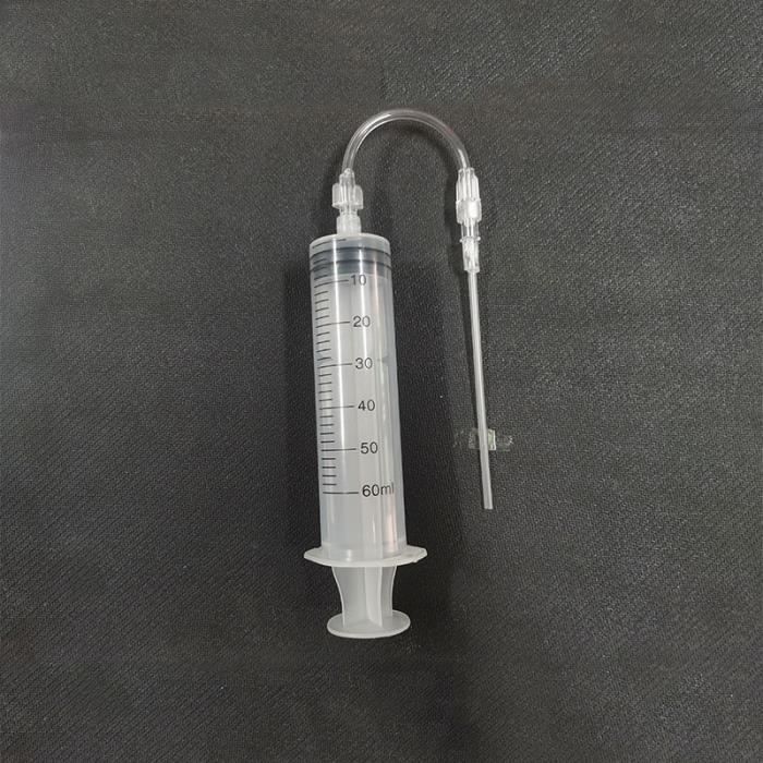 Outil d'injection de liquide de vélo 60ml, seringue de mastic de pneu sans  chambre à