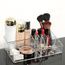 CAILI Organisateur de Maquillage Or Rose Stylos Cosm/étiques Organisateur pour Pinceaux /à Maquillage Conteneur /à Bougie Rangement en Cristal Pot /à Crayons Organiseur de Bureau