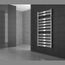ECD Germany Radiateur Design s/èche-serviettes chaud 500 x 950 mm chrome avec /él/ément chauffant 600W