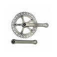 Pédalier Route Vintage P2R – Alu Forgé 170mm, Plateaux 52-42 Dents, Axe Carré – Neuf