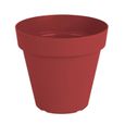 ARTEVASI Pot de fleurs Capri - 50 cm - Rouge foncé-0